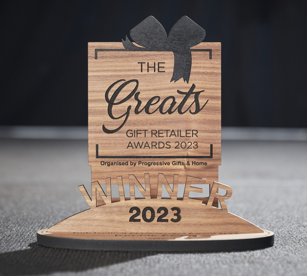 Above: Could your gift shop’s name be on a Greats trophy in May 2023?