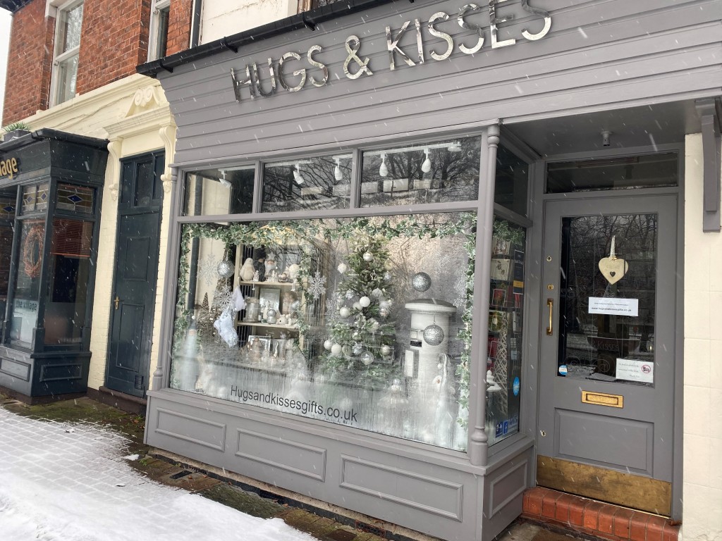 Above: Hugs & Kisses in Tettenhall was among the gift retailers that enjoyed a great festive trading period.