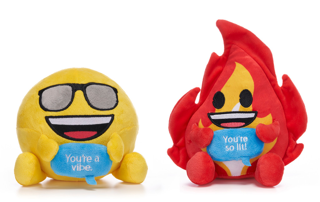 Above: Two products from the new emoji range.