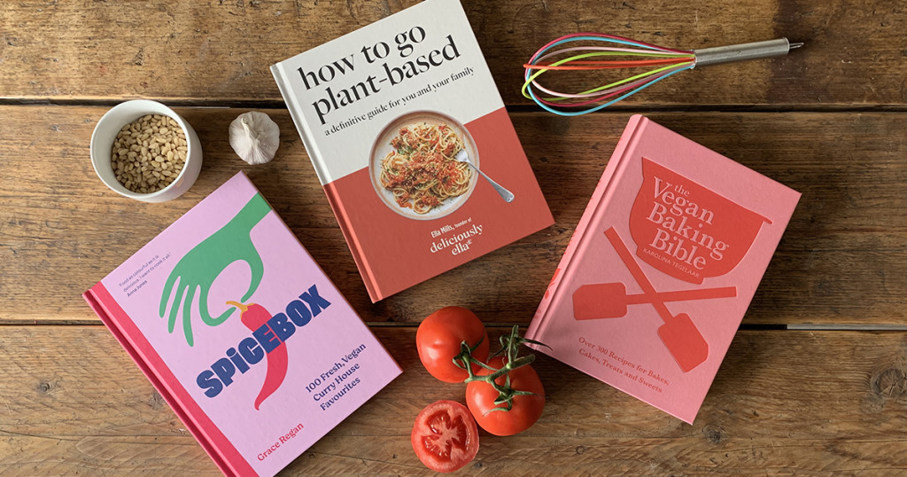 Above: Vegan cookbooks tap into a current zeitgeist.