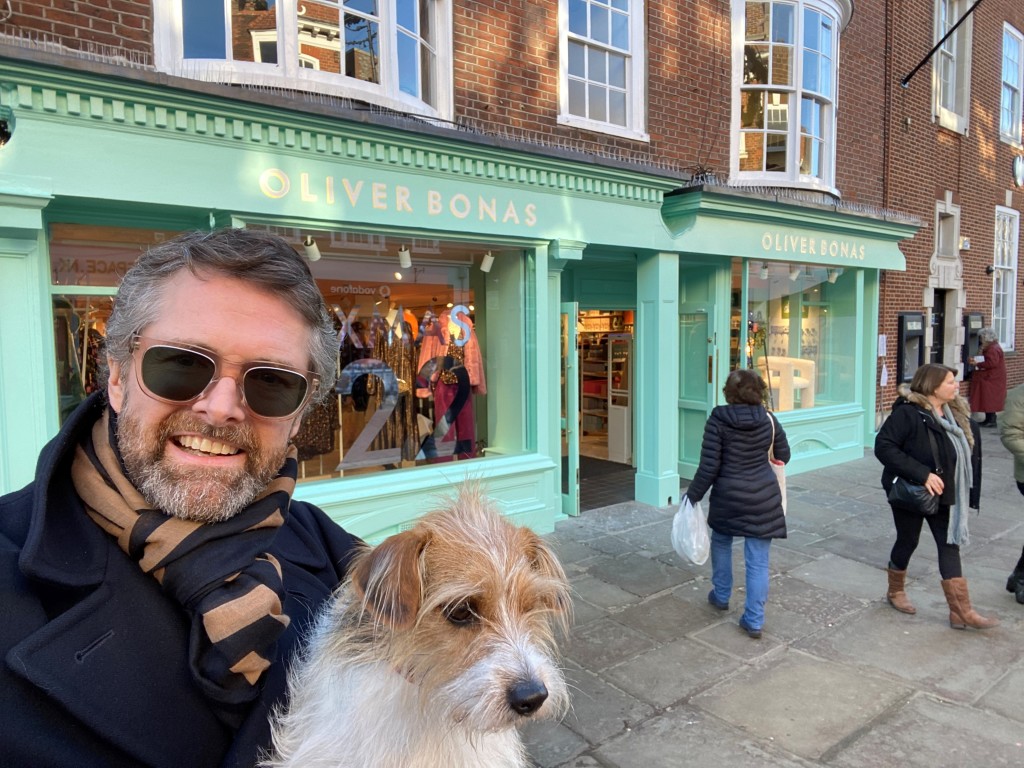 Above: Oliver Tress, founder and managing director of Oliver Bonas, is shown at the company’s brand new Chichester store.