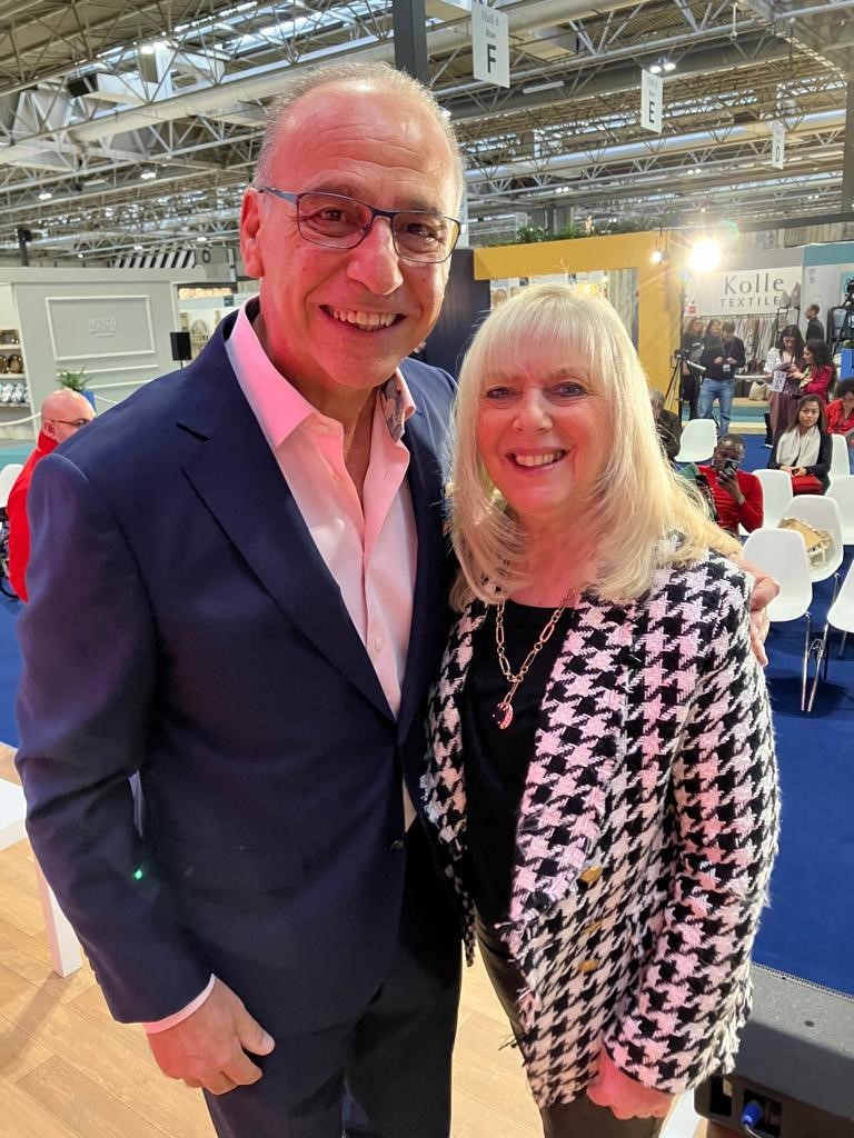 Above: Theo Paphitis is shown with Sue Marks, editor of Progressive Gifts & Home/GiftsandHome.net, following his seminar at Spring Fair earlier this week (7 February).
