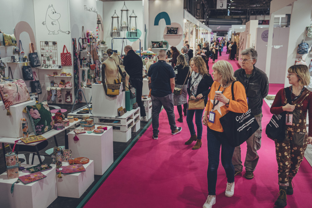 Above: Busy aisles at last week’s Spring Fair.