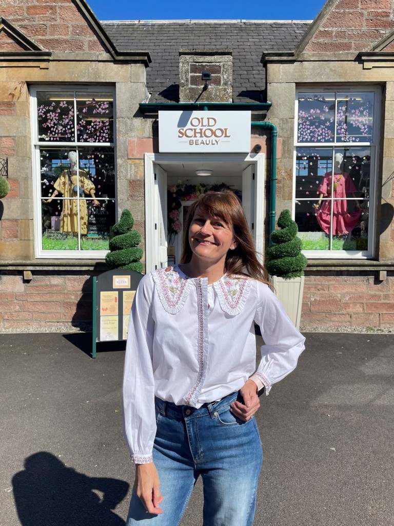 Above: Helen Crawford, co-owner of the Old School Beauly, Beauly.