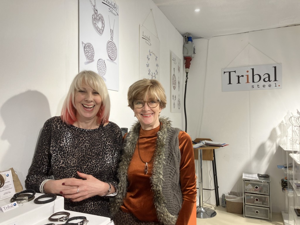 Above: Midhaven Jewellery’s Alison Hargreaves (right) and director Allison Smethurst.
