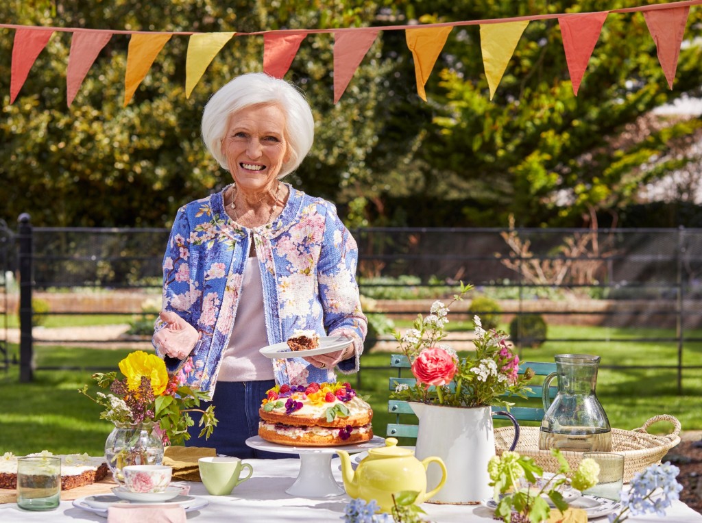 Above: Dame Mary Berry is president of the National Garden Scheme.