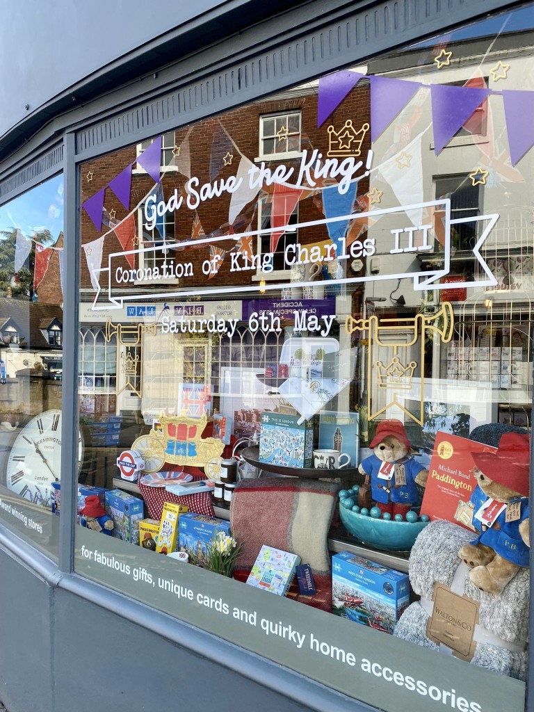  Above: Mooch’s Stourport Coronation window.