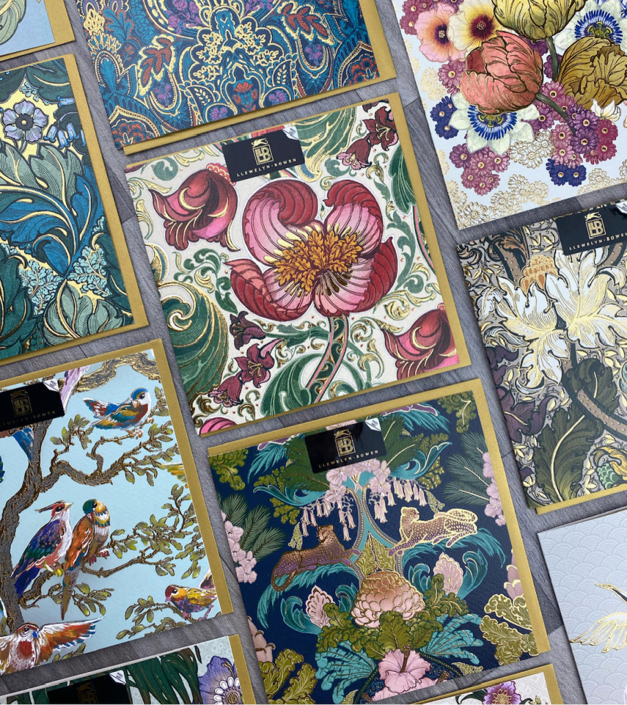 Above: The Laurence Llewelyn-Bowen card range will be launched at PG Live tomorrow on the GBCC stand.