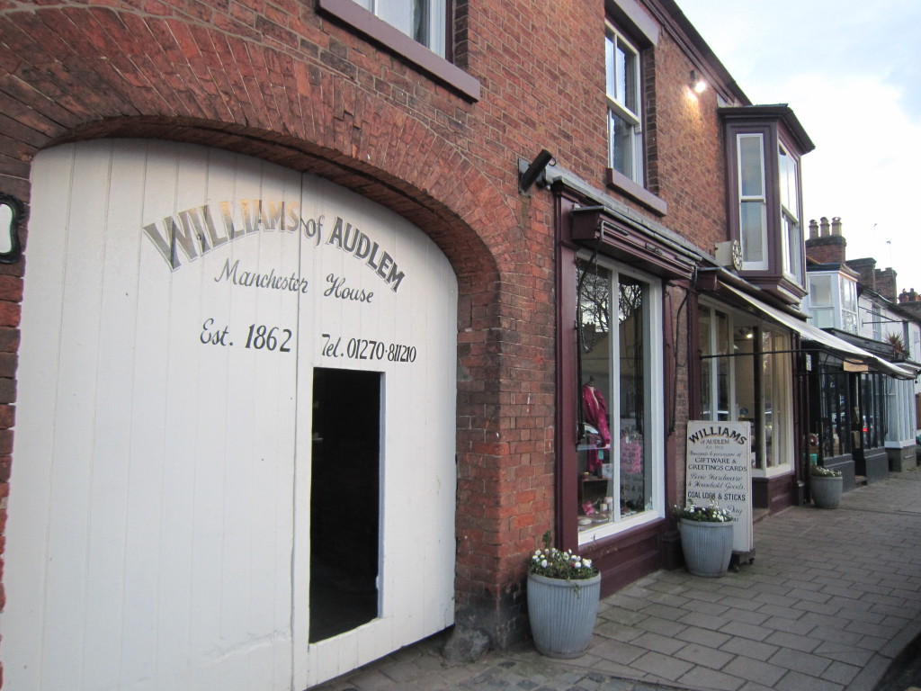 Above: Williams of Audlem, Audlem.