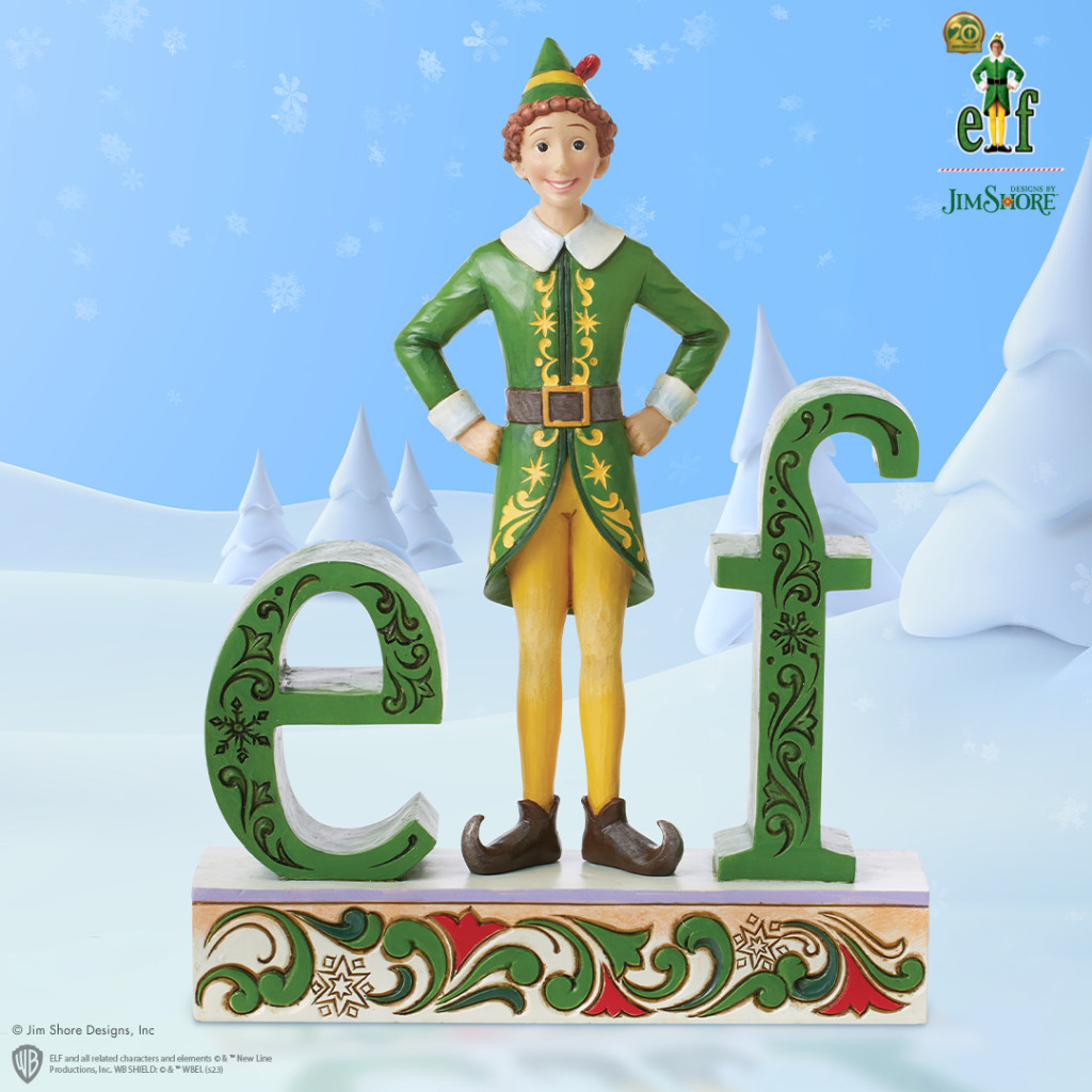 Above: New from Enesco, The Name is Buddy, the Elf by Jim Shore.