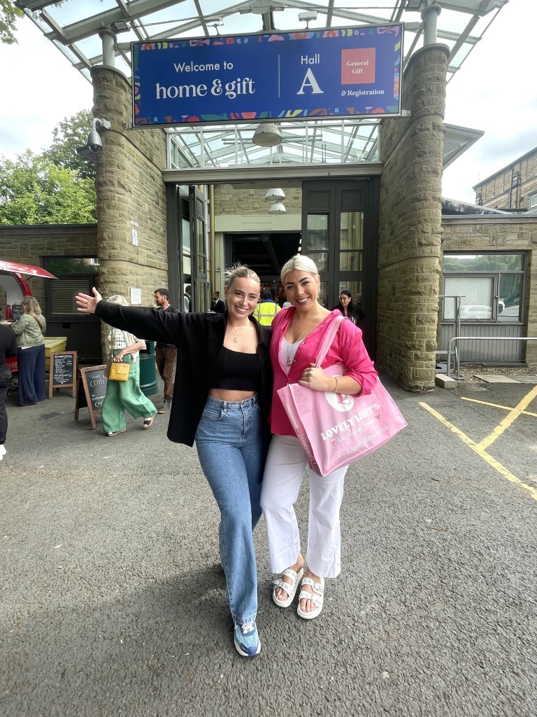 Above: Libby Holden (right) and buyer Georgia Burness did a lot of their Autumn/Winter/Christmas buying at Harrogate’s Home & Gift last month.