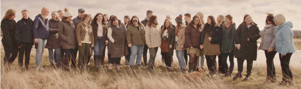 Above: The Wrendale team.