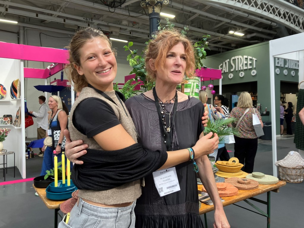 Above: British Colour Standard’s founder Jackie Piper (right) with her daughter Neve.