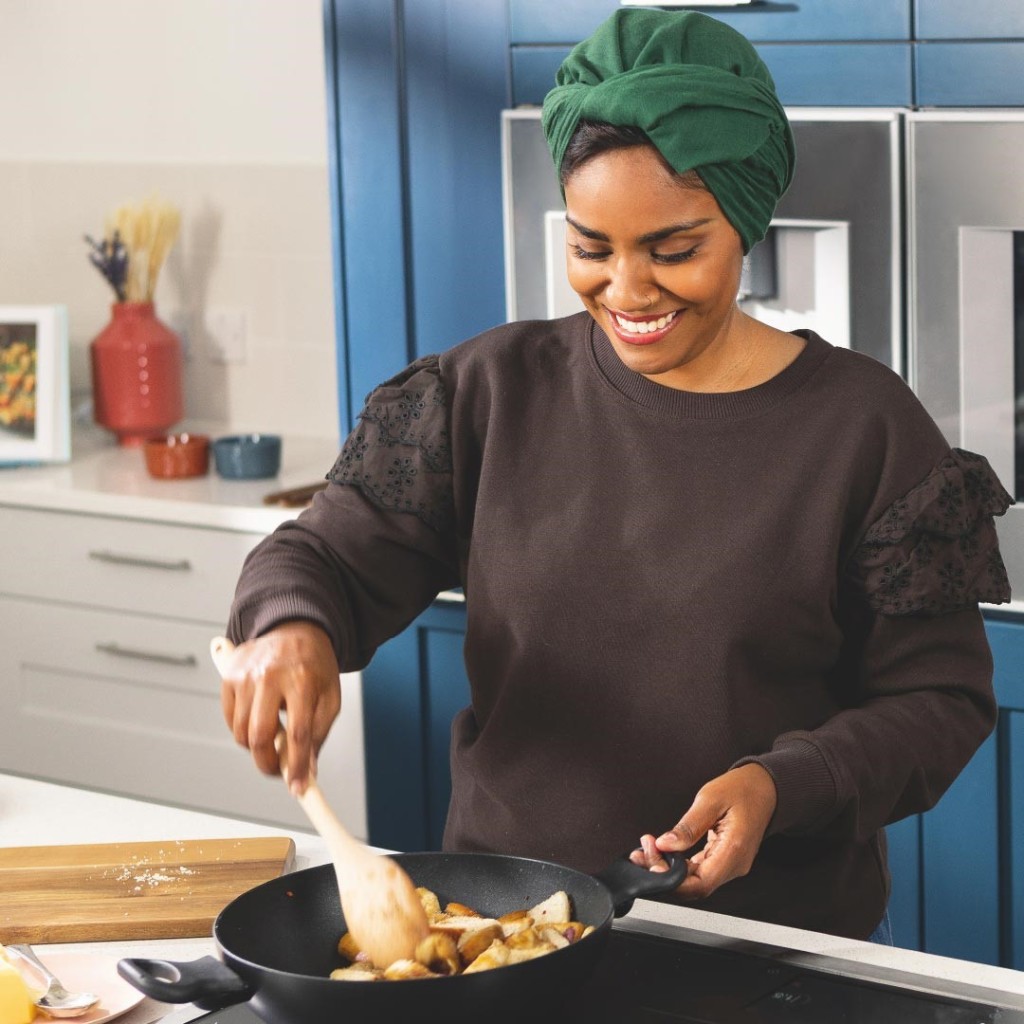 Above: Nadiya Hussain is represented by Start Licensing.