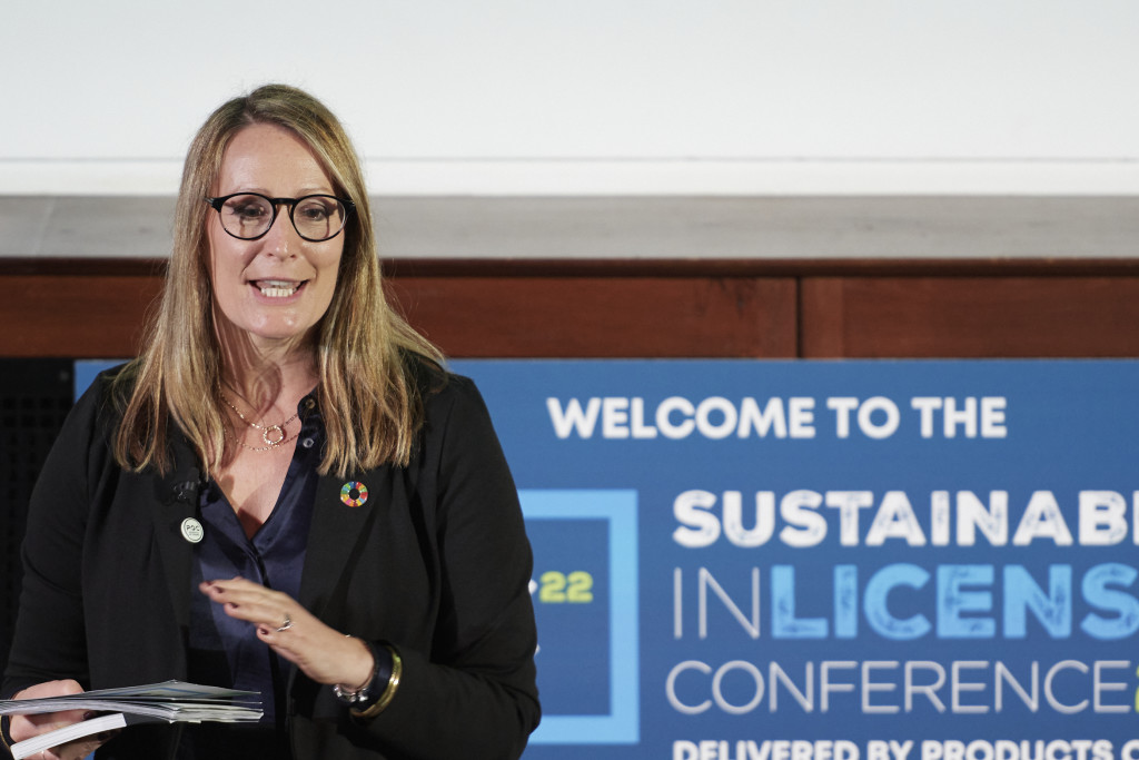  Above: Helena Mansell-Stopher, ceo and founder of Products of Change, the team behind SiLC 2023.