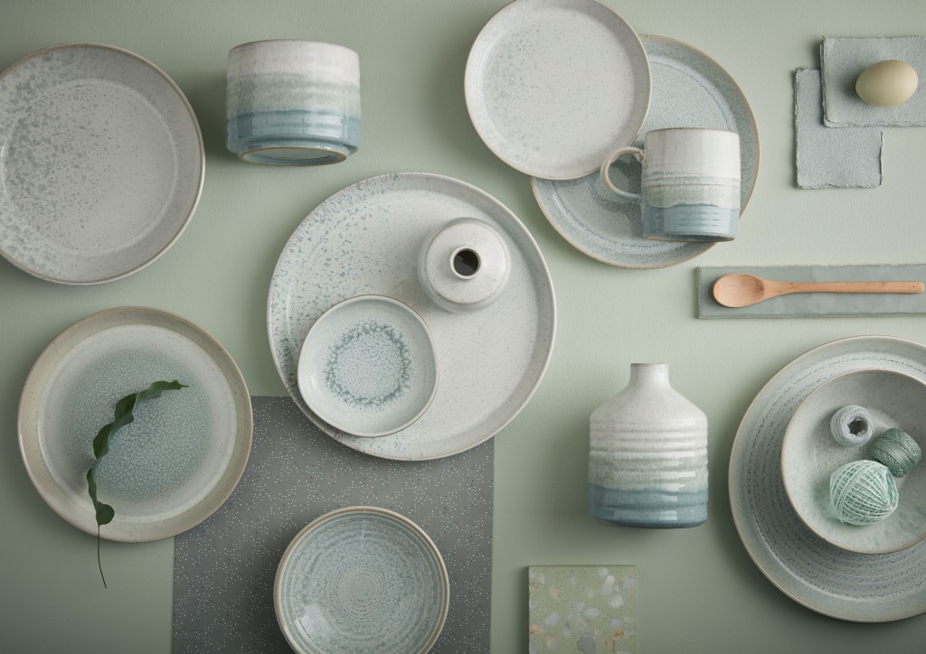 Above: Denby’s Kiln Green range.