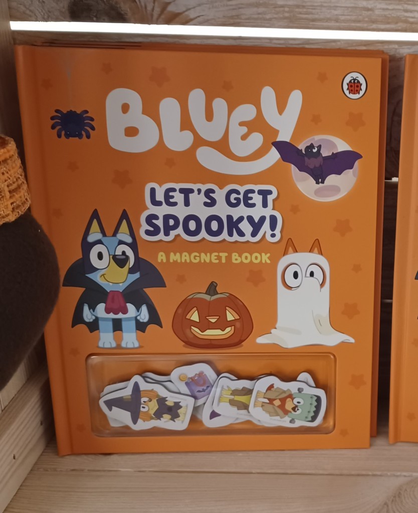 Above: Bluey’s Let’s Get Spooky activity book.