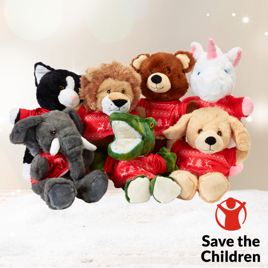 Above: The Puppet Company’s Christmas Jumper Bear & Friends puppets will be helping to raise funds for Save The Children’s Christmas Jumper Day.