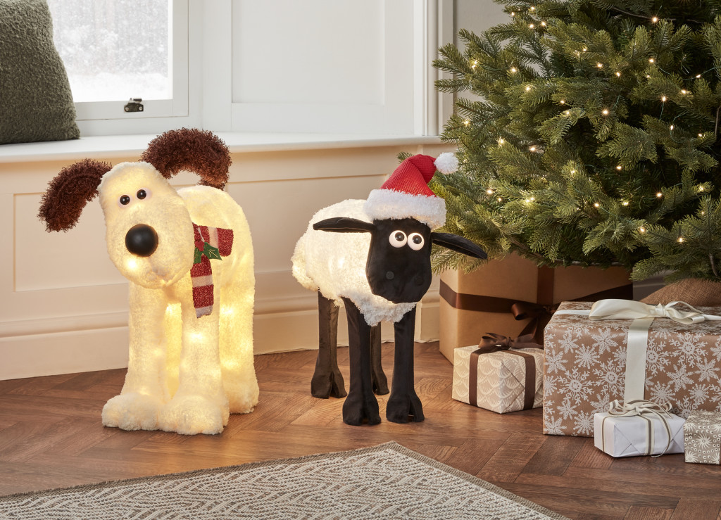 Above: Light up Gromit and Shaun the Sheep.