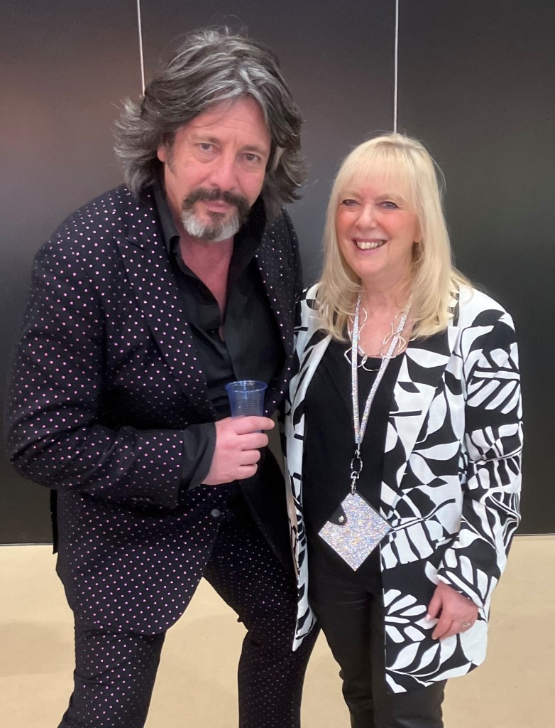 Above: Laurence Llewelyn with GiftsandHome.net’s Sue Marks at Spring Fair.