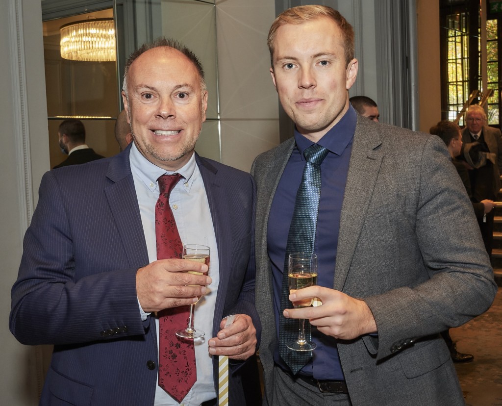 Above: Clintons new ceo Paul Taylor (left) with son and Cardzone trading director James