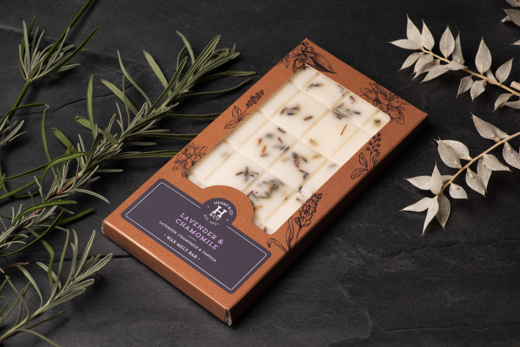 Above: The Henry & Co Artisan Wax Melt Bar is among the finalists in the Gift of the Year Home Fragrance category.