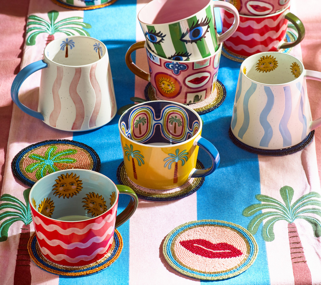 Above: Pure Table Top’s new Eleanor Bowmer American Electric Coast collection will be showcased at Exclusively.