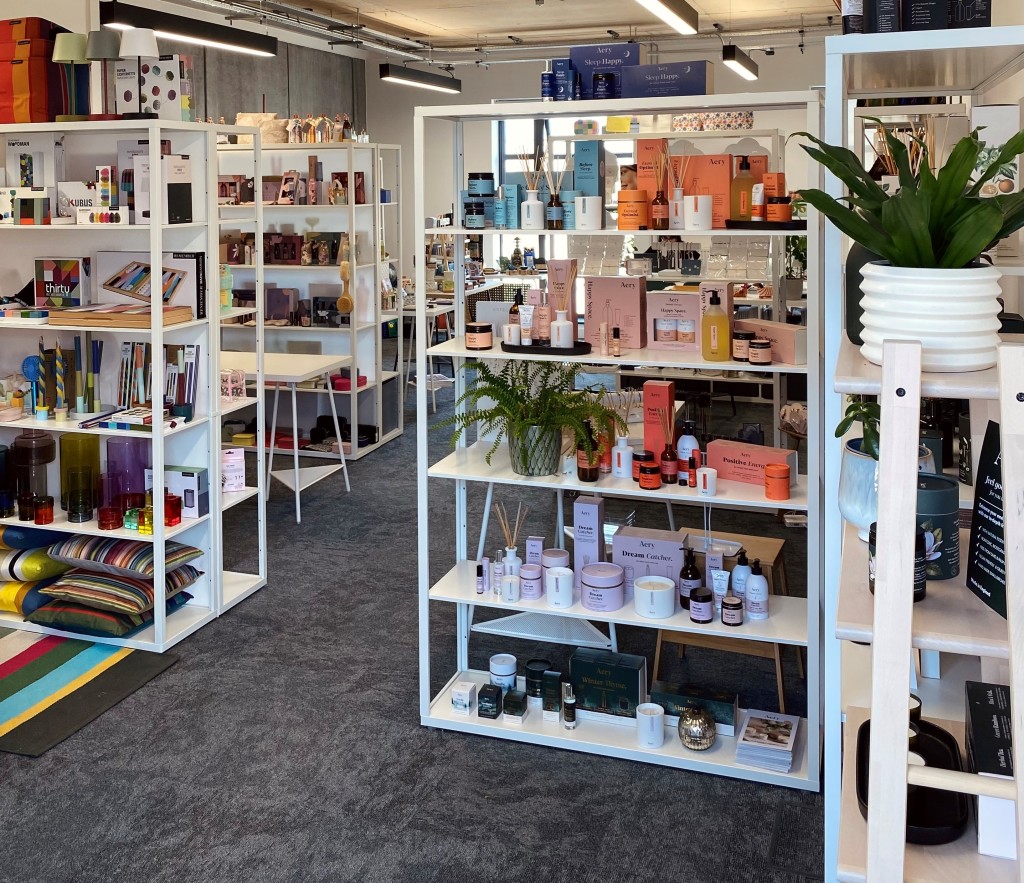 Above: The Dizzy Heights showroom is located at Paintworks, Bristol.