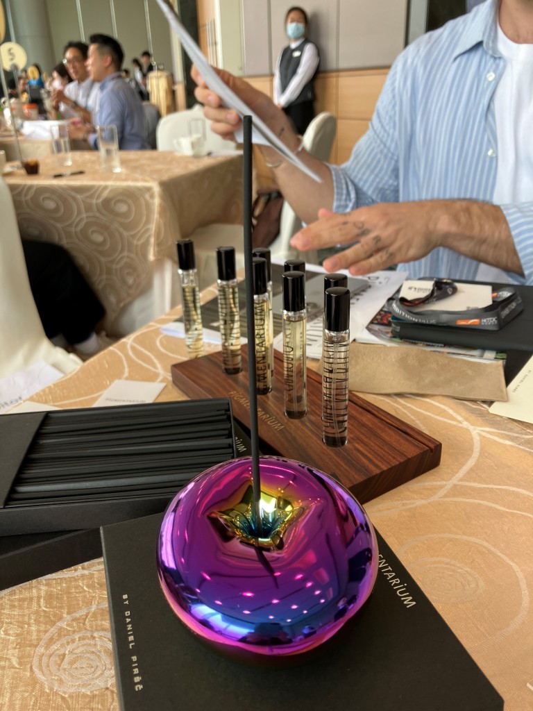 Above: Fragranced incense from Pigmentarium.