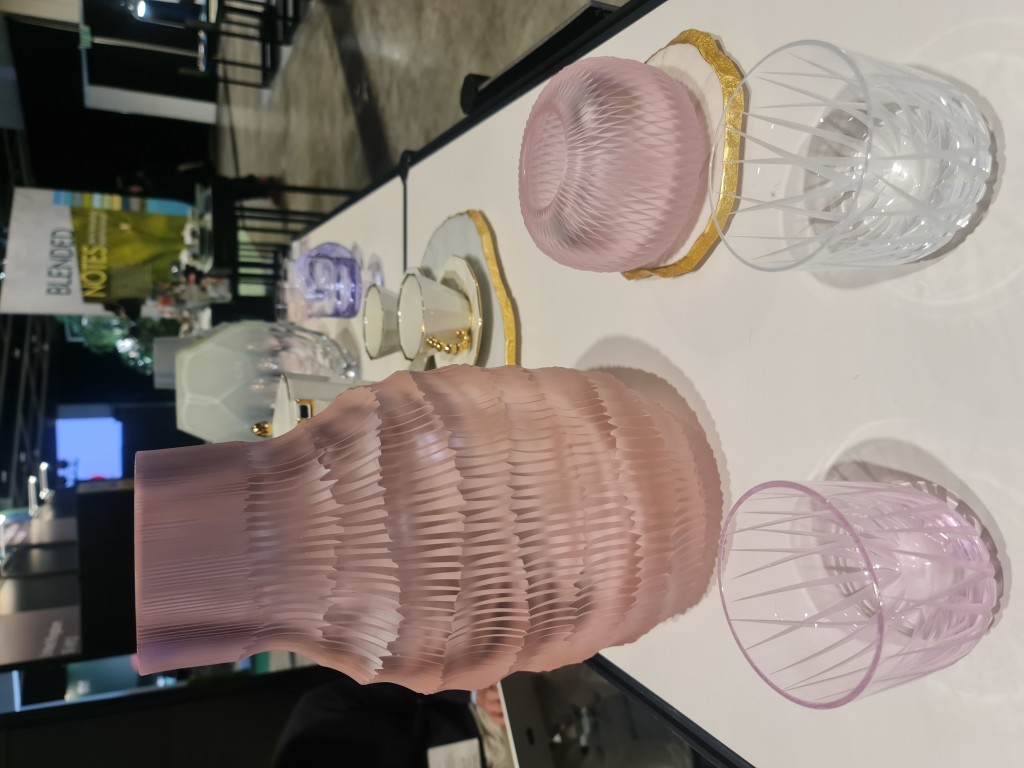 Above: Among the design-led glassware from Artiseme.